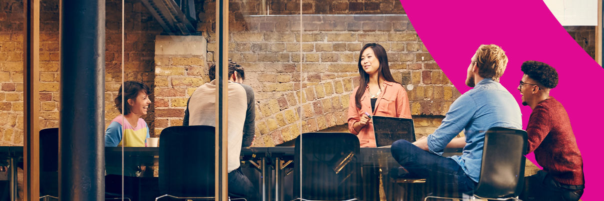 Decorative image of people in a boardroom