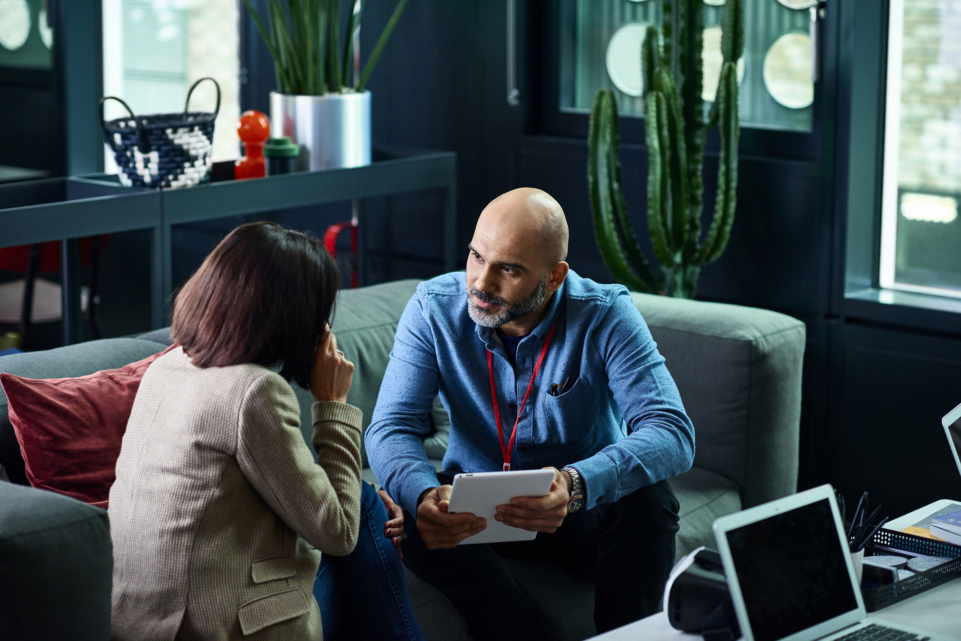 People Having Meeting In Office