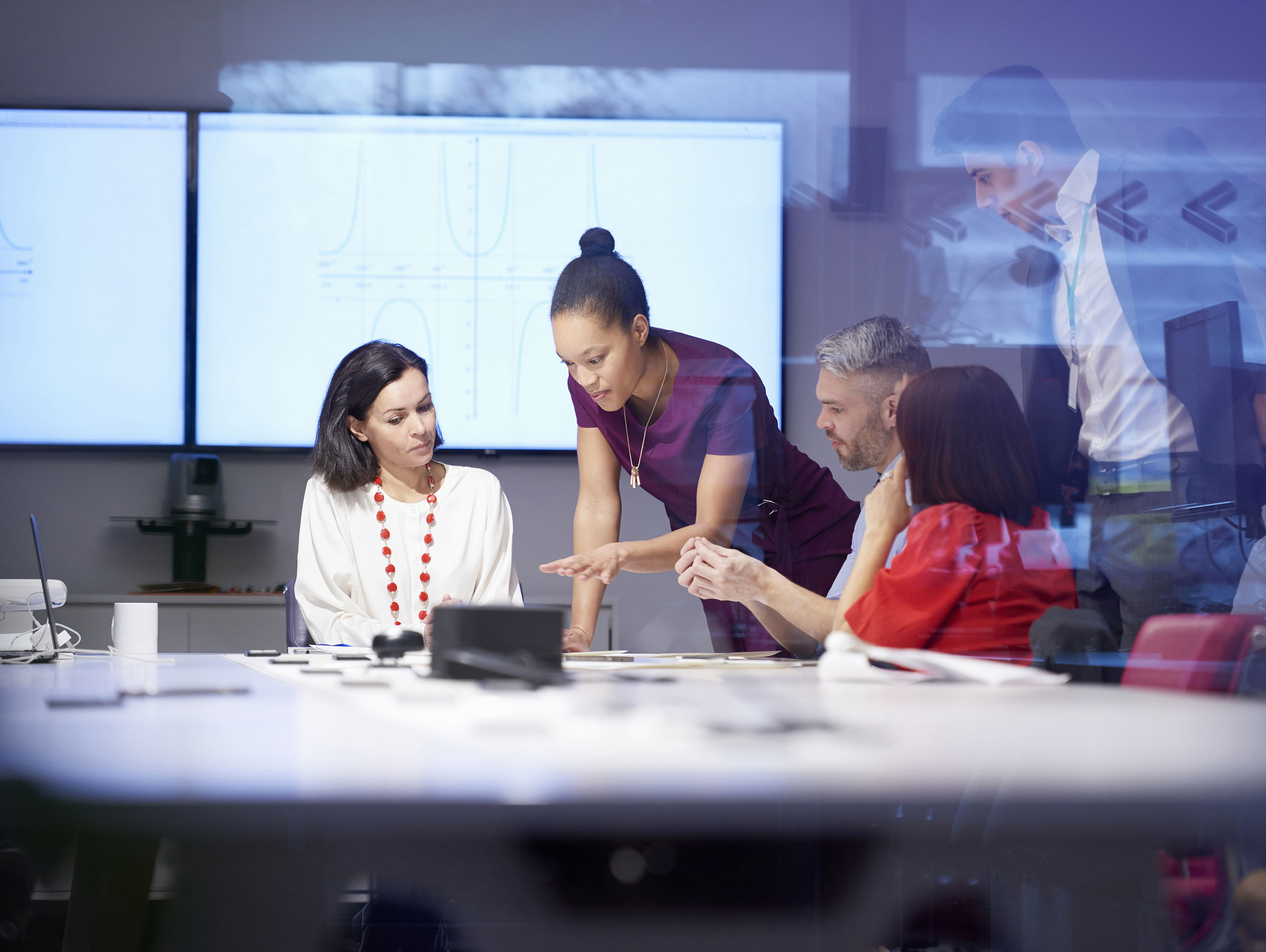 Group Of People Having Business Meeting