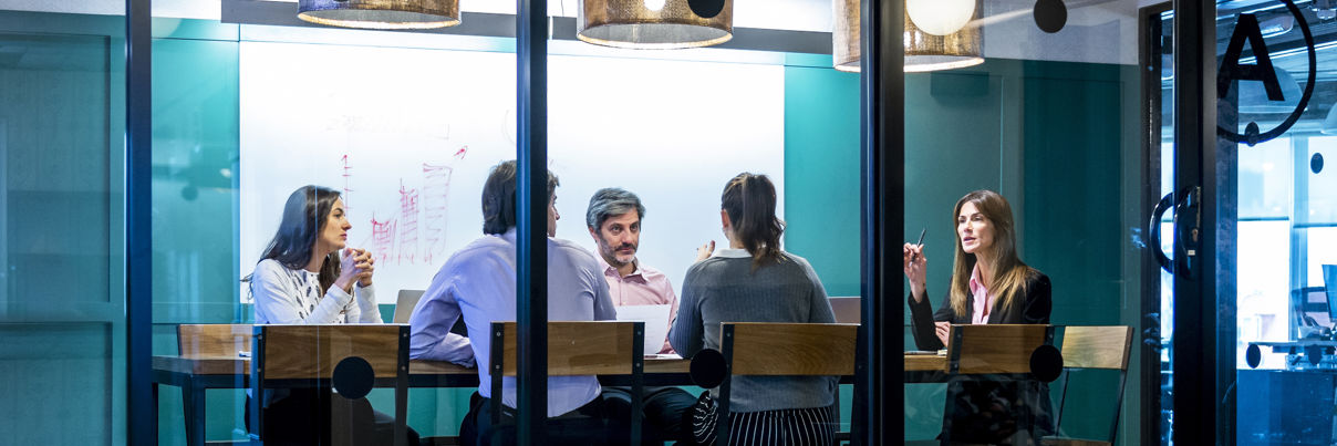 Manager Leading The Meeting In The Office