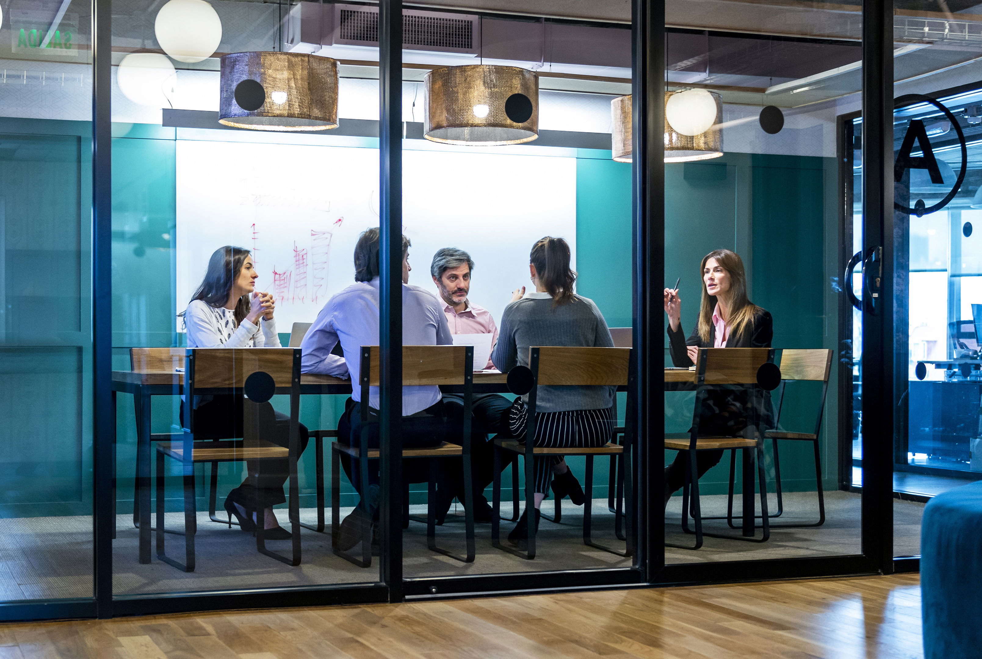 Manager Leading The Meeting In The Office
